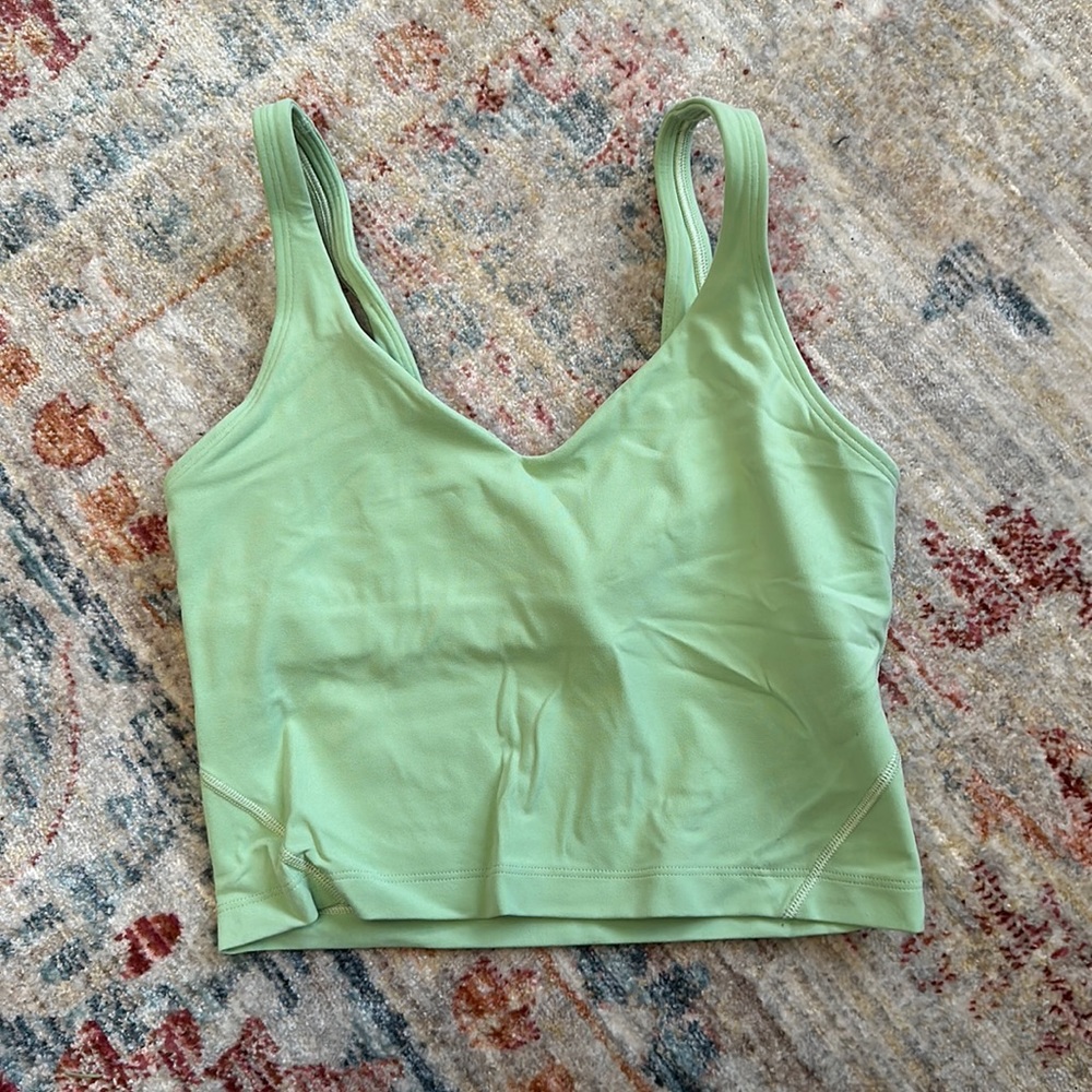 Lululemon lime green align tank